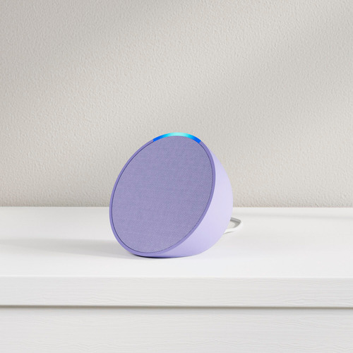 Amazon Echo Pop Com Assistente Virtual Alexa Lilas Cor Lavander