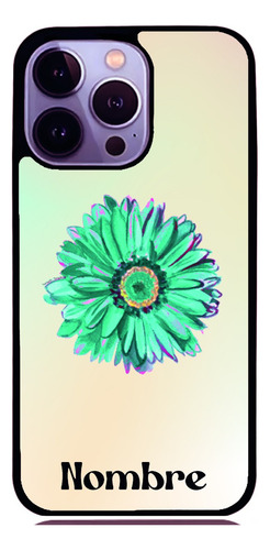 Funda Flor V1 Personalizada Nombre Xiaomi