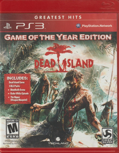 Ps 3 Dead Island - Mídia Física Original / Novo Frete Grátis