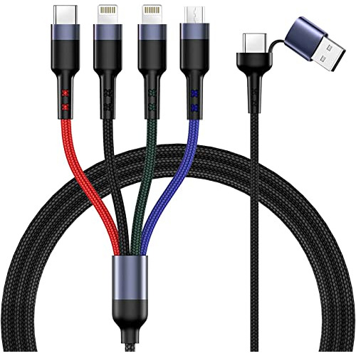 Charger Cable Para Ip/type-c/micro-usb Most Cell Phones/tabl