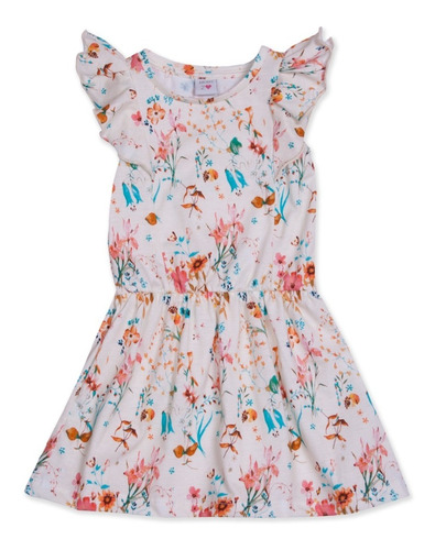 Vestido Niña Estampado Anchus Verano Flores Regalosdemama