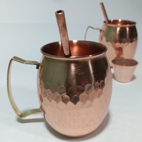 Tazones Mug Moscow Mule 100%cobre Hecho En Chile.