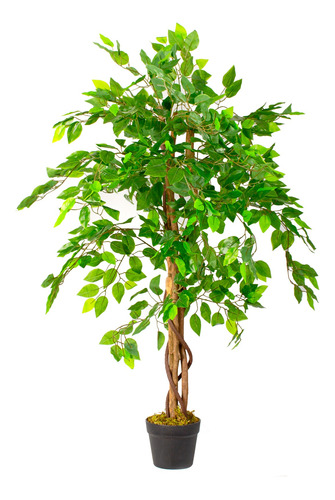 Planta Artificial Ficus 120 Cm 630 Hojas / Arbusto Real