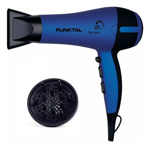 Secador de pelo Punktal PK-2200 violeta y negro 220V