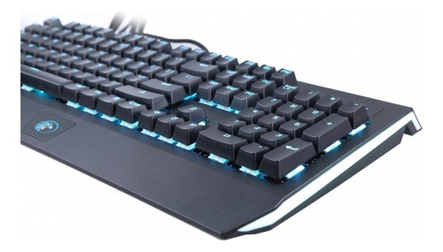 Teclado Mecanico Gamer Razeak Rgb Switch Blue Extraíbles Css Color del teclado Negro Idioma Español Latinoamérica