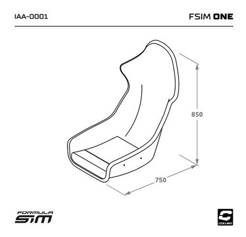 Imagen 4 de 9 de Simulador De Manejo Con Butaca Formula Fsim One Rojo