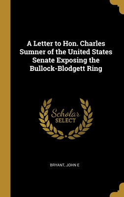 Libro A Letter To Hon. Charles Sumner Of The United State...