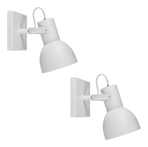 Pack X2 Lampara Aplique Spot Minimalista 1 Luz Direccional