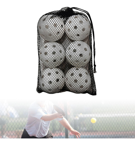 Bolas De Pickleball Al Aire Libre, Paquete De 6 Bolas De