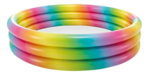 Inflable De Tres Aros Para Agua Multicolor