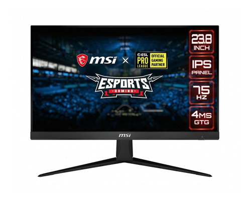 Imagen 1 de 4 de Monitor gamer MSI Optix G241V led 23.8" negro 100V/240V