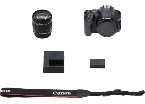 Câmera Canon Eos Sl3 C/ 18-55mm+ Bolsa+ Tripé+ 32gb+ Nf-e