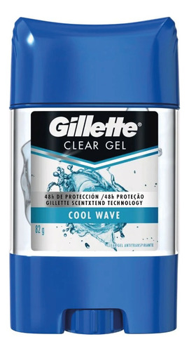 Antitranspirante Gillette En Gel  82 Gr Cool Wave