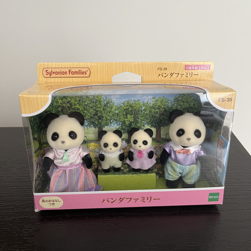 Sylvanian Families Familia Panda Set Ternurines Japon Fs-39