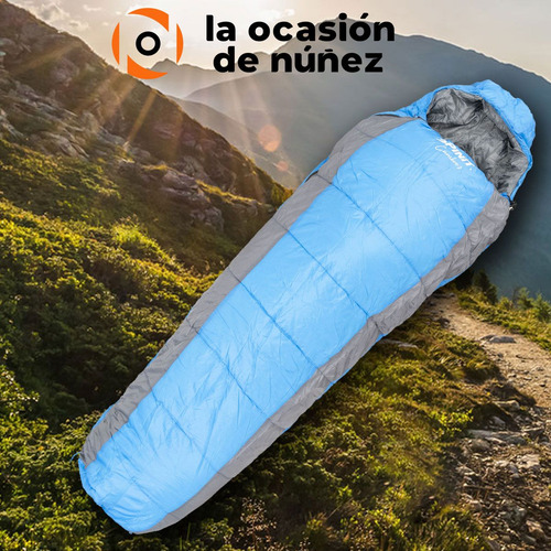 Imagen 4 de 7 de Bolsa De Dormir Spinit Momia Alta Densidad -7° Capucha