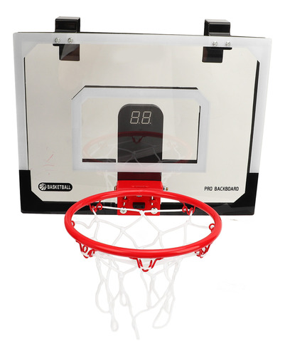 Miniset De Canasta De Baloncesto Con Marcador Electrónico Pa