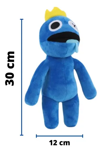 Boneco Rainbow Friends Azul Pelúcia Blue Babão Jogo Roblox