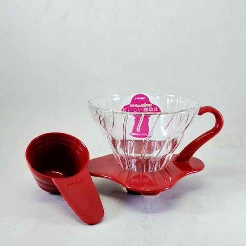 Pack Dripper De Vidrio Cafe V60 Hario Y Filtros De Papel