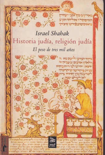 Historia Judia Religion Judia Irael Shahak 