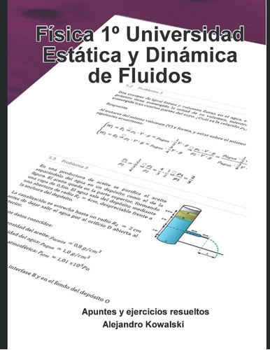 Libro: Apuntes De Física - Estática Y Dinámica De Fluidos: 1