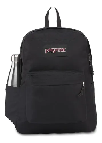 Mochila Jansport Superbreak Plus Negra Tela Poliéster 401