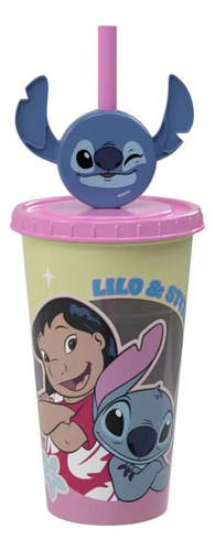 Kit Cinema Lilo&stitch Balde De Pipoca 2,1l E Copo Com Pin