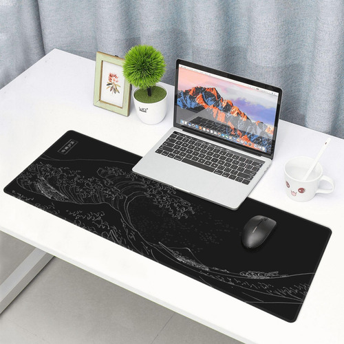 Kanagawa - Alfombrilla De Mouse Japonesa Para Juegos, Color