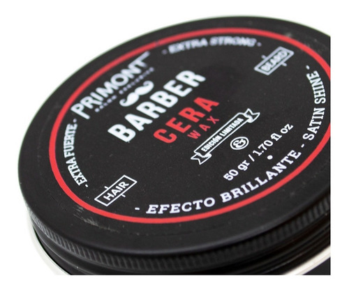 Primont Barber Cera Wax Extra Fuerte Efecto Brillo Pelo
