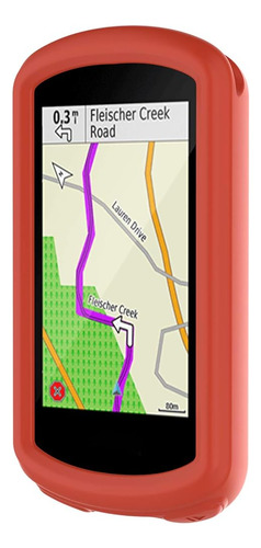 Funda De Silicona Para Garmin Edge 1030 Plus - Color Naranja