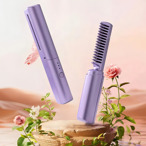 Pente Sem Fio Super Portátil Mini Alisador Cabelo