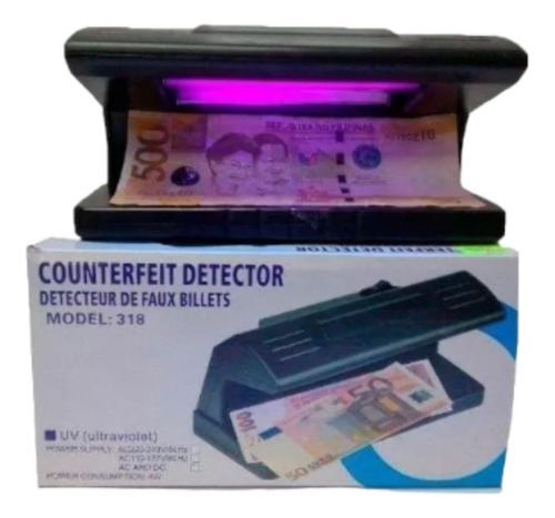 Maquina Detector Billetes Falsos Detector Dinero Falso 318