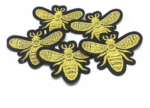 Bees Patches, Cute Insect Patches Applique, Embroidered...