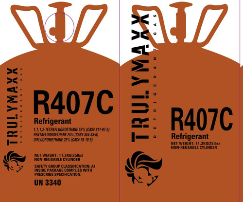 Gas Refrigerante R407c 13,6 Kgs