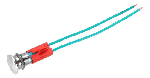 Meccanixity 1pcs 10a 250v Ac 16 Mm Cabeza De Hongo Push 1no