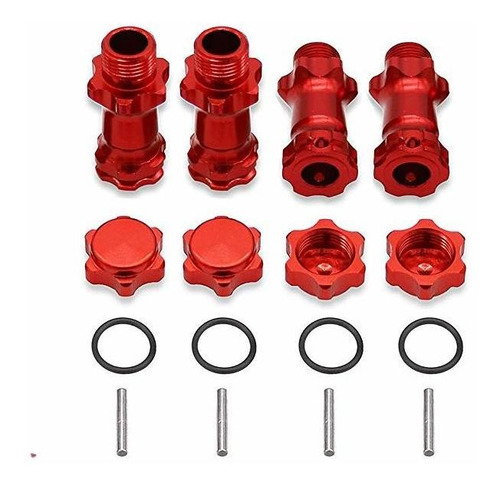 Juego De 4 Adaptadores De Extensión Hexagonales De Aluminio