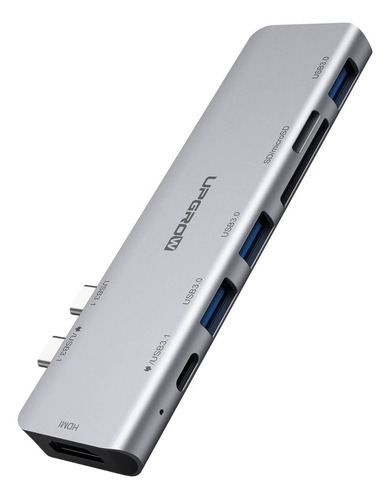 Adaptador 7en1 Usb-c 4k Hdmi Para Para Macbook Pro 13 16 Air