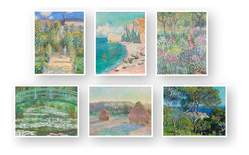 Impresiones Artísticas Clásicas | Pinturas Monet De Ink I.