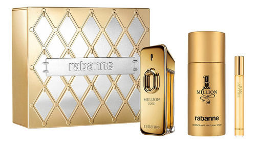 Set Paco Rabanne One Million Gold Intense 100 ml Edp