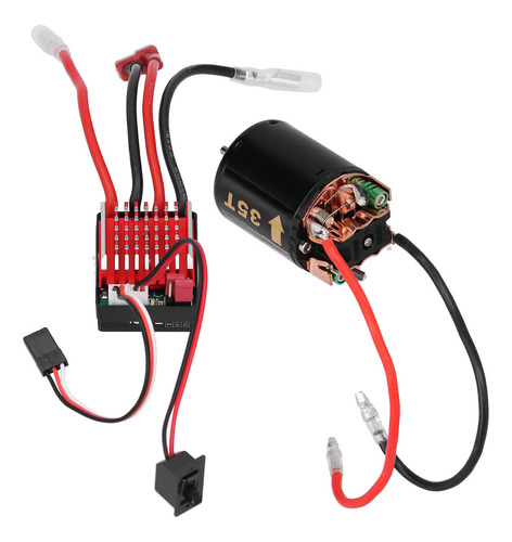 Motor Escovado 540 360a Esc Com Acessório T Plug Adequado Pa