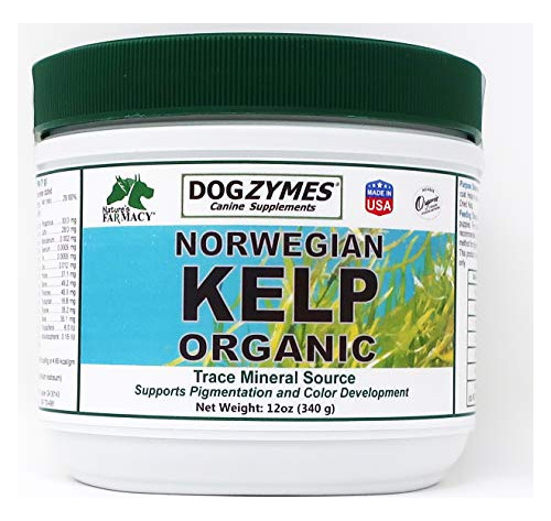 Dogzymes Kelp Orgánico Noruego Para Mascotas, Una 0kzyb