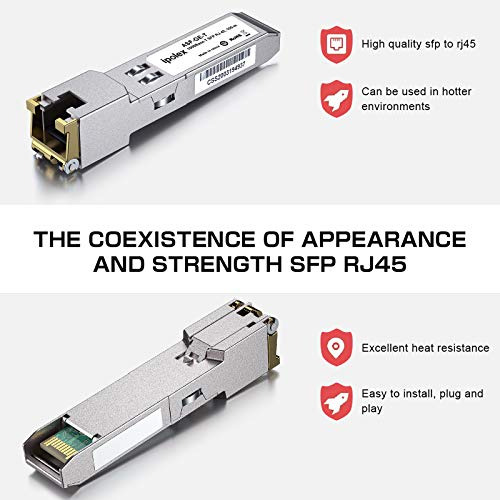 Pack 4 Sfp A Rj45 Gigabit Para Cisco Y Ubiquiti