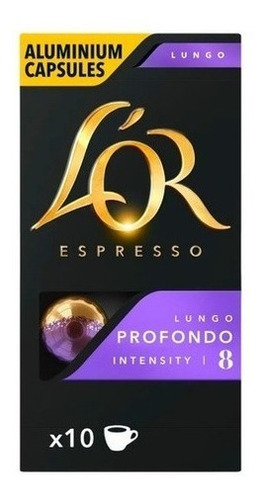 Cápsulas Nespresso Compatibles Café L'or Lungo Profondo