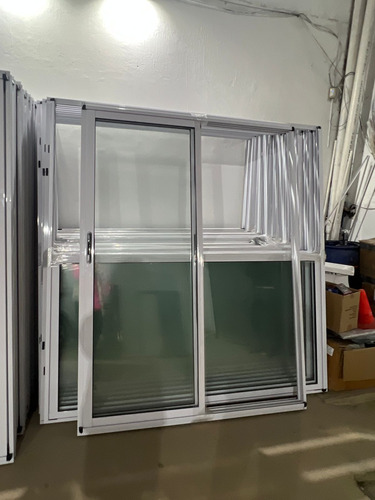 Ventana Balcon 150x200 Blanca Modena Linea Reforzada Blanco