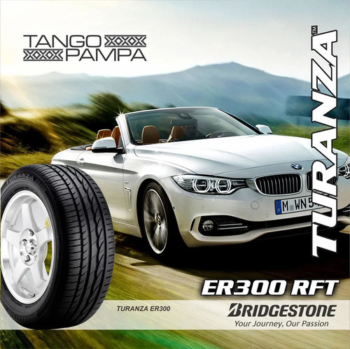 Imagen 9 de 10 de 4u 225/55 R17 Bridgestone Turanza Er300 Rft Runflat Envío $0
