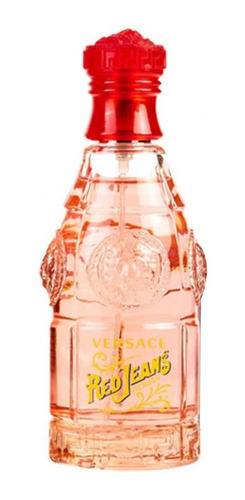 Imagen 1 de 6 de Perfume Importado Mujer Versace Red Jeans Edt 75ml