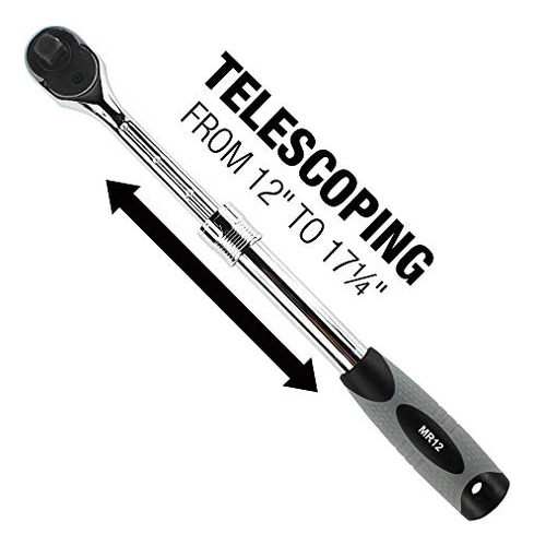 Trinquete Extensible De 12 Mm Para Herramientas De Mecánica