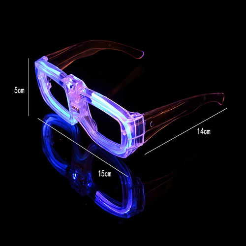 Gafas LED Neon Rave con destellos de colores surtidos, 40 unidades