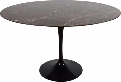 Mesa Saarinen Jantar Redonda Marrom Imperial 1,10d X 75h