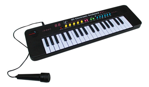 Teclado Musical Com 37 Teclas Iniciante Com Microfone