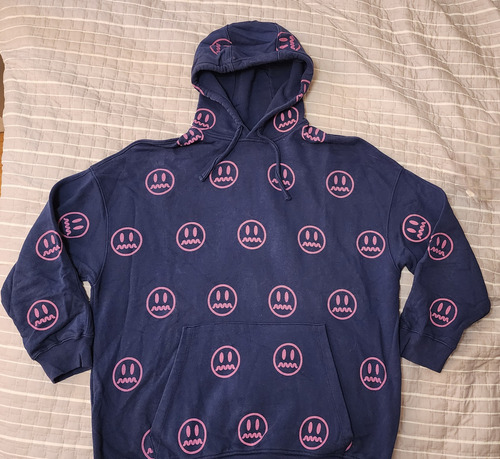 Buzo Refans A + Original Overside Talle L Azul Caritas (Usado)